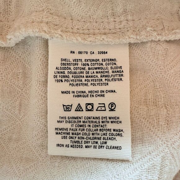 Anthropologie Hei Hei Lunan Anorak Hooded Jacket with Removable Sherpa Lining 6 - Picture 10 of 15